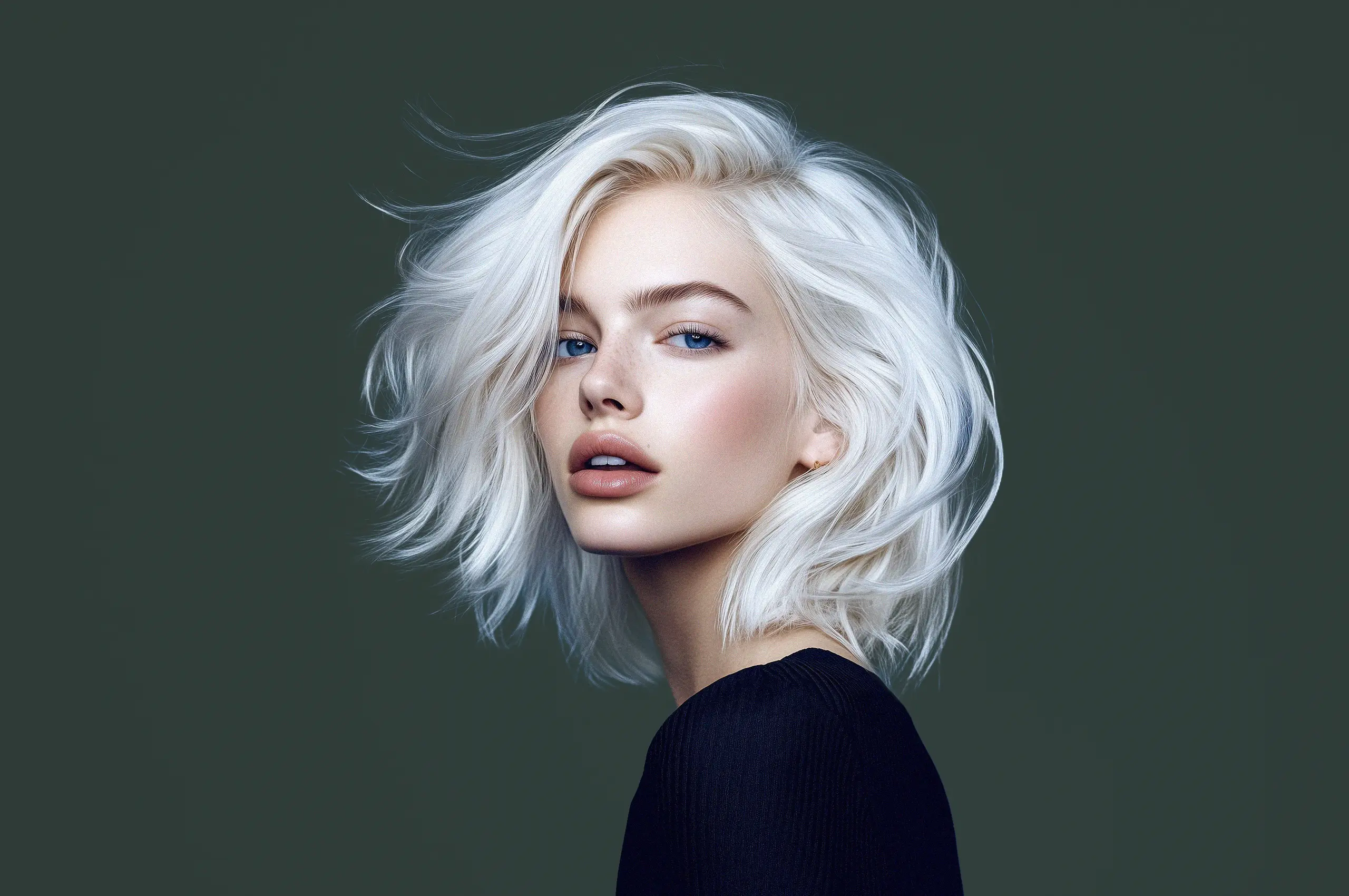 Cannes Image by notthoff La Biosthétique Friseur C Frau Blond Kurzhaar Frisur Styling green